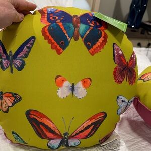 Southern Living Vibrant Butterfly Decorative Pillow